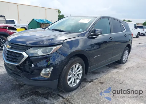 2021 Chevrolet Equinox Fwd Lt из США, поврежденный, VIN 2GNAXKEV7M6158629